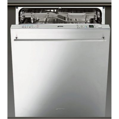 Smeg DI6SS-1 Fully Integrated 13 Place Full-Size Dishwasher with Finger-Friendly Stainless Steel finish Smeg DI6SS-1 Fully Integrated 13 Place Full-Size Dishwasher with Finger-Friendly Stainless Steel finish